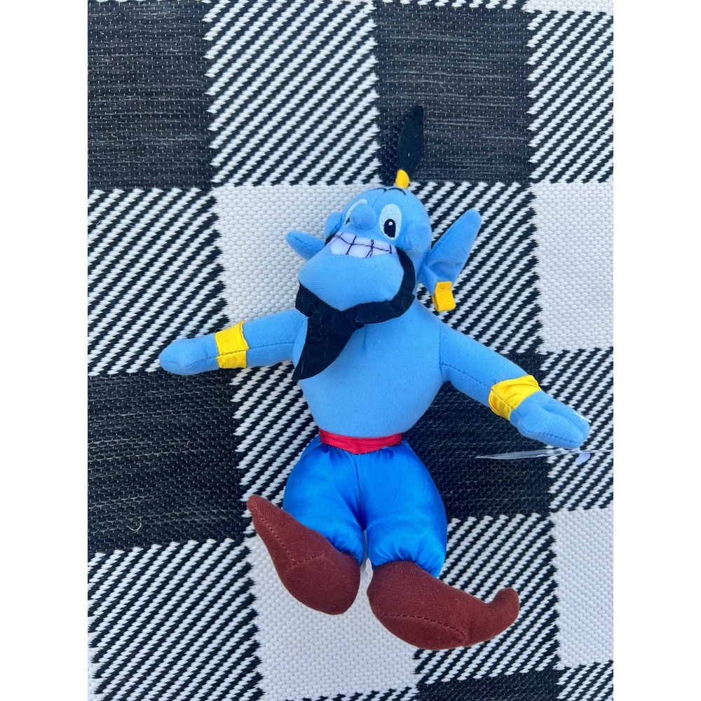 Disney Aladdin Genie Plush Stuffed Toy Blue Toy Factory NWT 10 inch